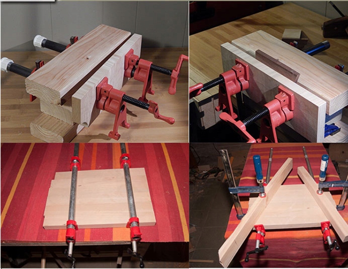 4-SZT ŚCISK STOLARSKI RUROWY BEZKOŃCOWY 3/4