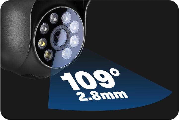 ZEWNĘTRZNA KAMERA OBROTOWA IP IKPW430CMV2 4MPx 4MP WiFi 4xZOOM SZARA