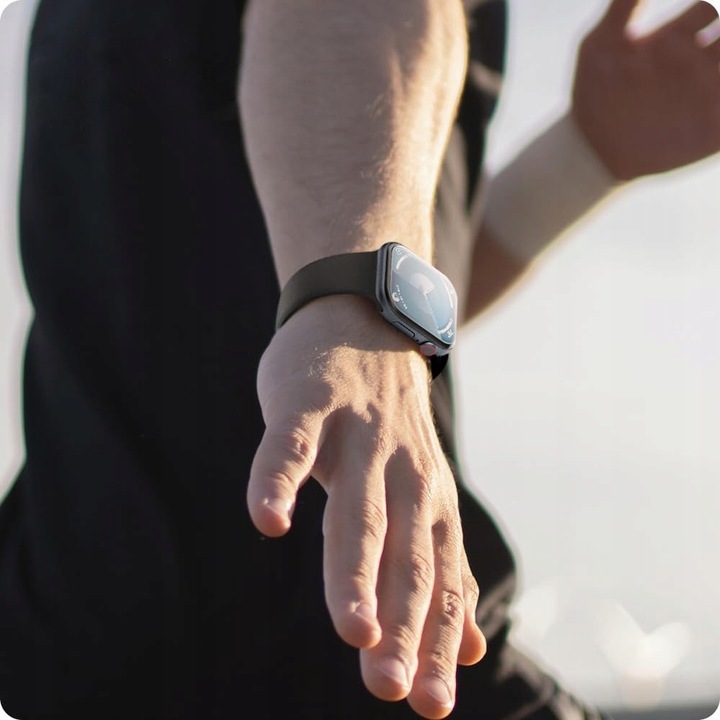 Szkło Hybrydowe SPIGEN EliteShield EZ Fit +Aplikator do Apple Watch 10 46mm