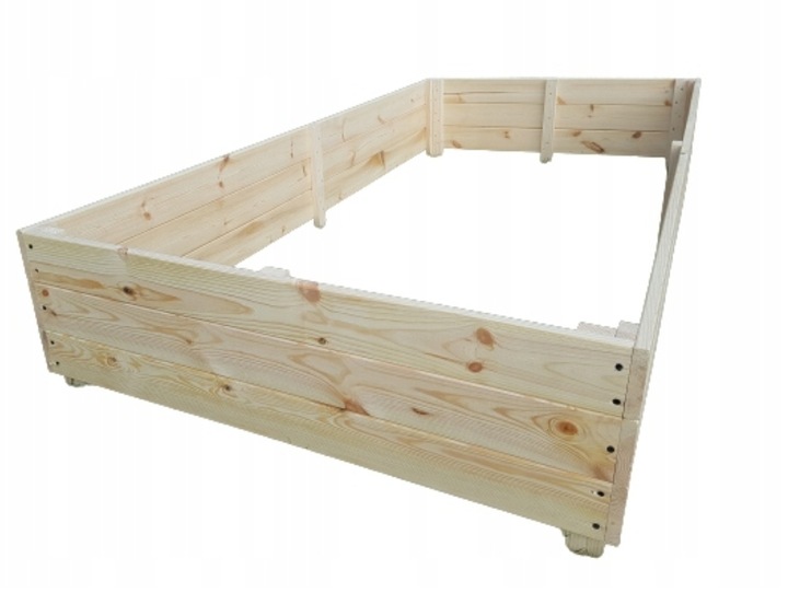 WARZYWNIAK ZIELNIK INSPEKT SKRZYNIA 120x80x30 EKO DREWNIANY WYSOKI