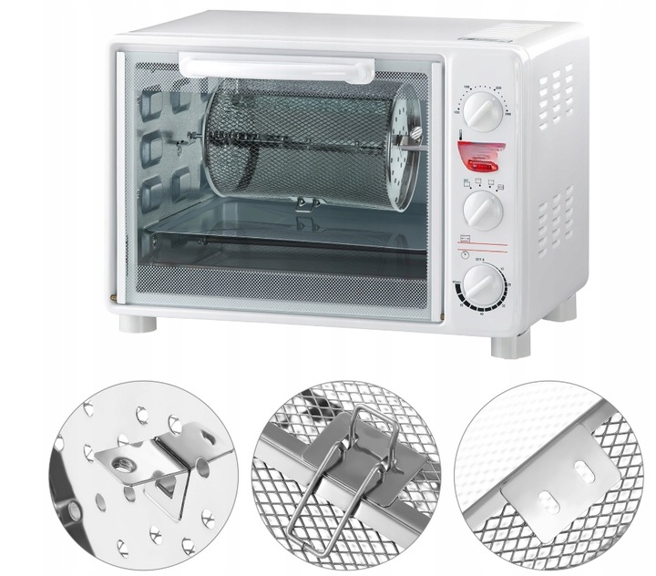 Kosz obrotowy do frytkownicy HFR 8209 i piekarników |stalowy kosz na