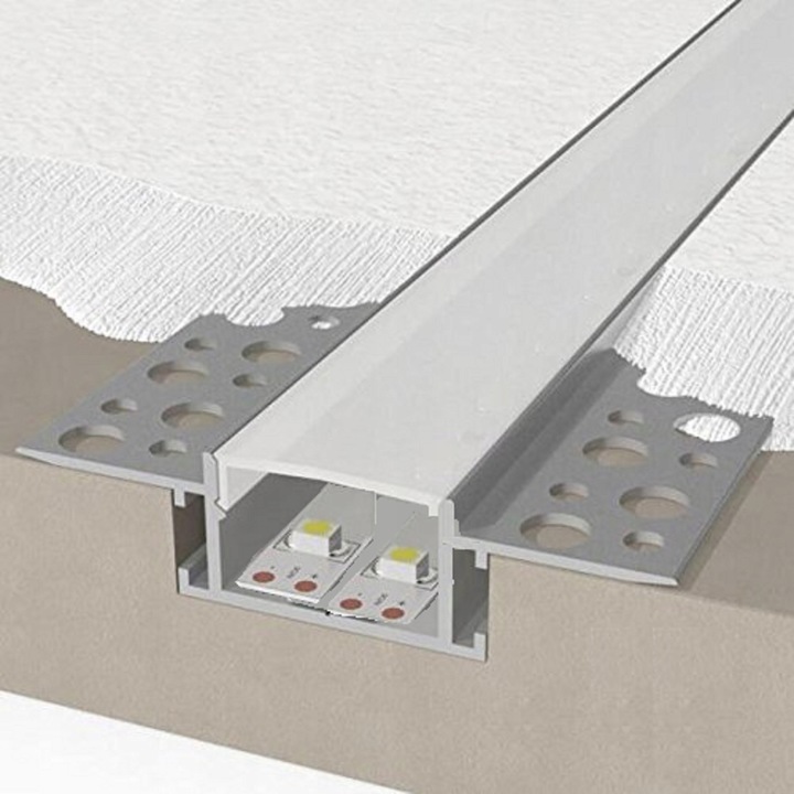 PROFIL aluminiowy LED anodowany szeroki płyt kg 2m