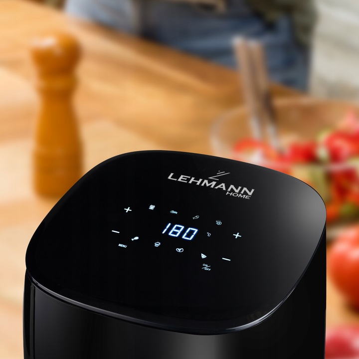 FRYTKOWNICA BEZTŁUSZCZOWA AIRFRYER GRILLOWANIE DUŻA NIEPRZYWIERAJĄCA