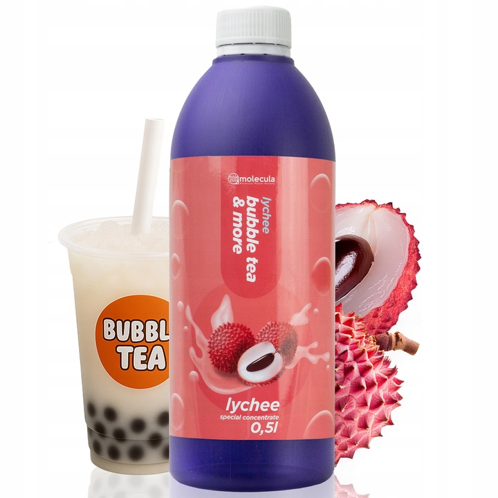 Molecula - SYROP do BUBBLE TEA - 0.5L - SOK KONCENTRAT - LICZI