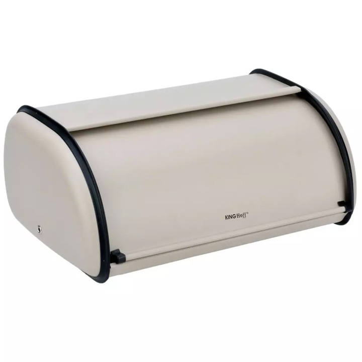 CHLEBAK POJEMNIK NA PIECZYWO CHLEB BUŁKI STALOWY KINGHOFF KH-1754 BEŻ
