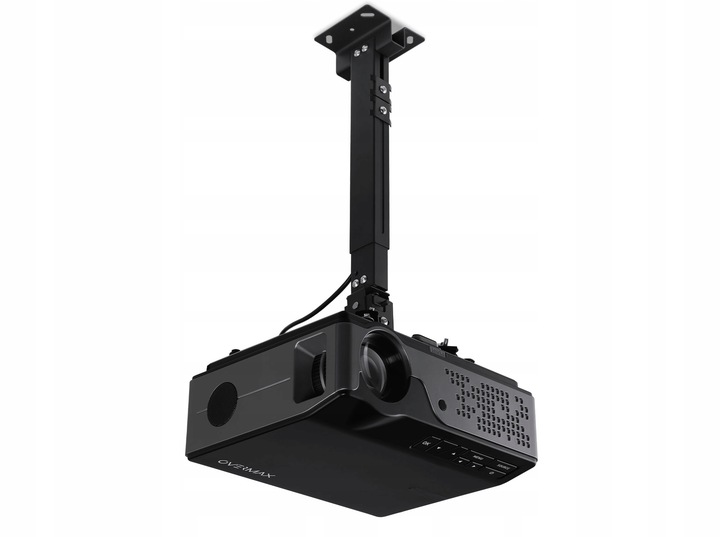 UCHWYT WIESZAK do projektora Sufitowy Ścienny CZARNY OVERMAX 2w1