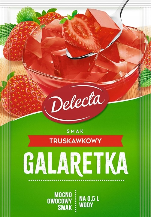 Galaretka Delecta mix 10 smaków do deserów, mleczna i klasyczna