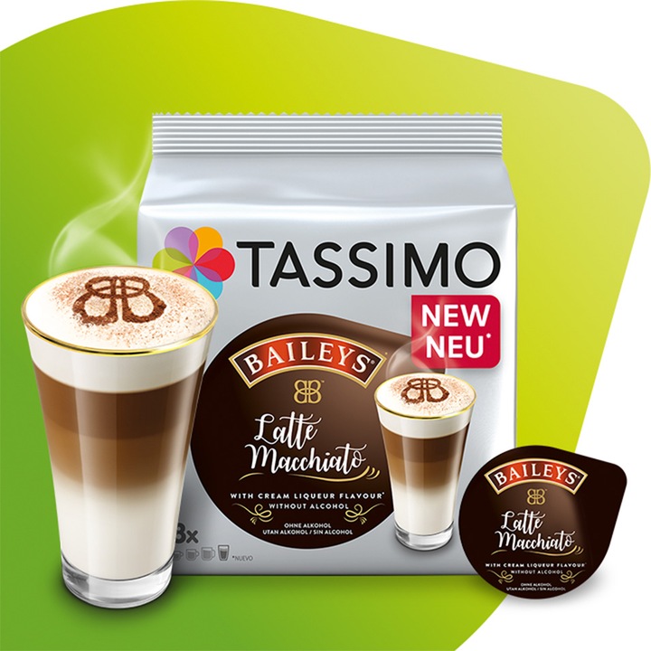 Tassimo Latte Macchiato Baileys, 8 sztuk
