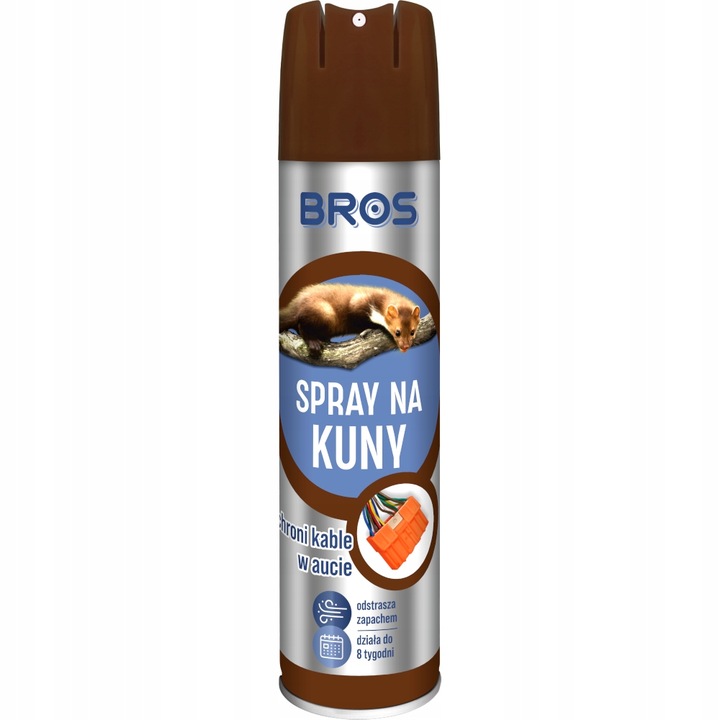 SPRAY Środek NA KUNY ODSTRASZACZ KUN Bros pakiet