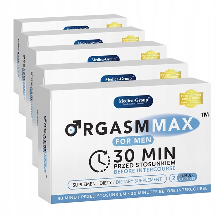 ORGASM MAX FOR MEN - SZYBKA, MOCNA I DŁUGA EREKCJA
