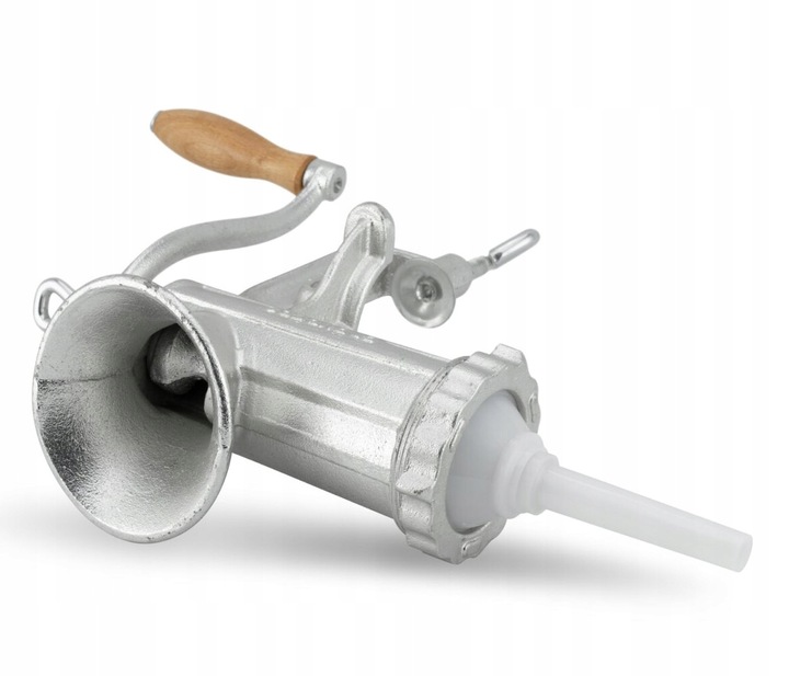 RĘCZNA MASZYNKA do MIELENIA Mięsa Żeliwna nr. 5 Nadziewarka 4 Sita 3