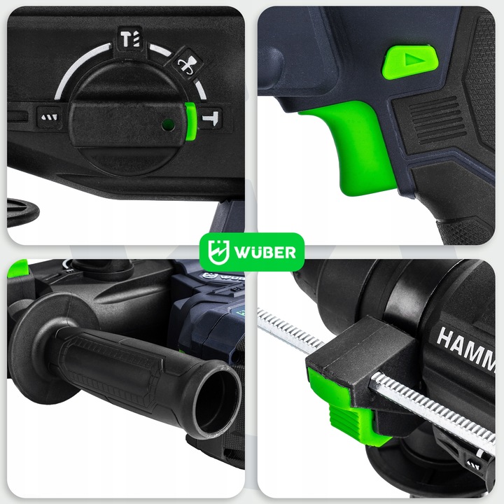 WIERTARKA MŁOTOWIERTARKA 1000 W AKUMULATOROWA 2 J MŁOT UDAROWY MOCNA