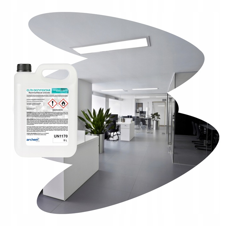 Płyn do dezynfekcji 5L – do rąk, powierzchni