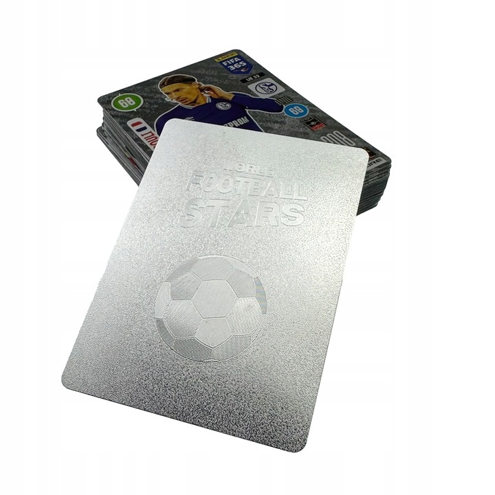 KARTY PIŁKARSKIE 2w1 110szt ZŁOTE + SREBRNE KARTY KOLEKCJONERSKIE 110 KART