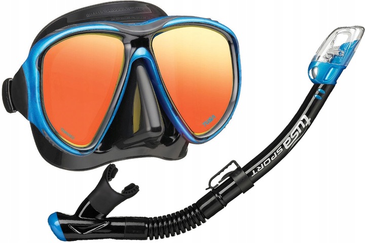 TUSA POWERVIEW MIROR ZESTAW MASKA FAJKA ANTYREFLEX