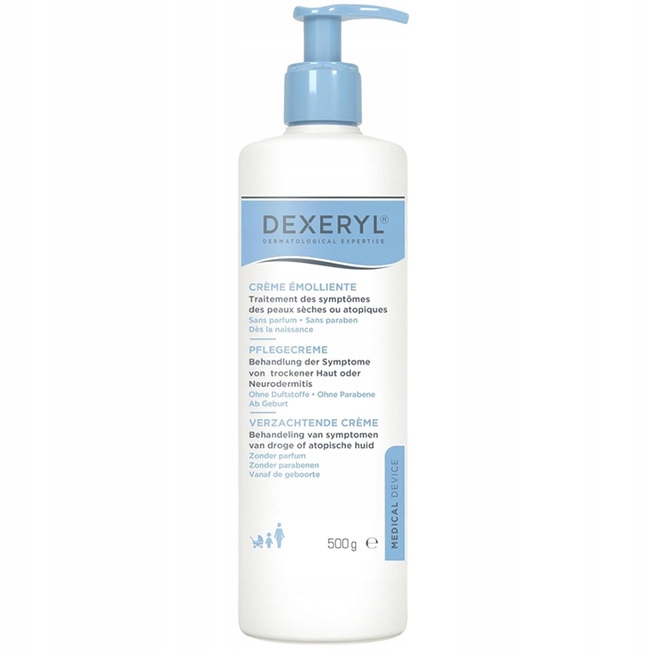 Dexeryl Emolient AZS krem do skóry suchej i atopowej 500 ml
