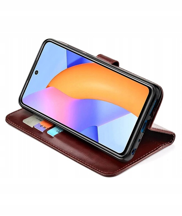 Etui Portfel Skórzany do SAMSUNG GALAXY S20 FE / S20 FE 5G +Szkło Hartowane