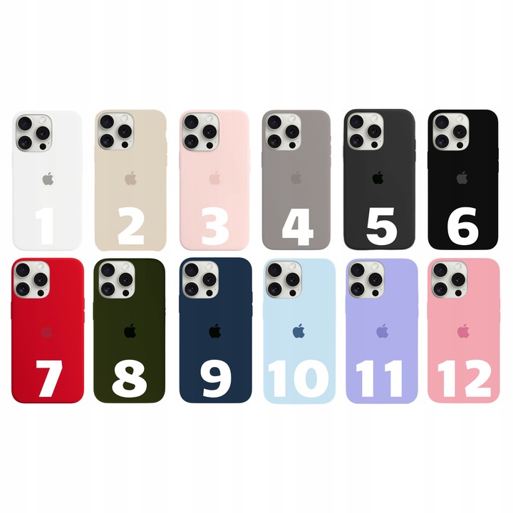 ETUI do IPHONE 14 PRO SILIKONOWE CASE KOLORY DO WYBORU DLA APPLE IPHONE