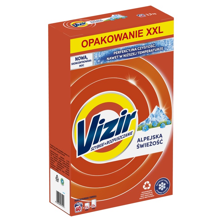 Vizir proszek do prania białego 3,3 kg
