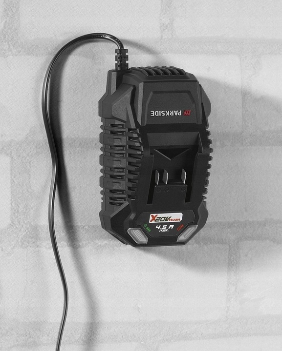 Szybka Ładowarka do akumulatorów PARKSIDE PLG 20 C3, 20V 4,5A 120W
