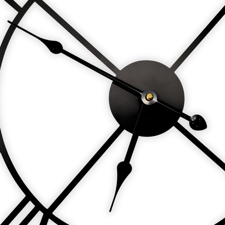 Zegar ścienny duży elektroniczny do salonu kuchni loft cichy na