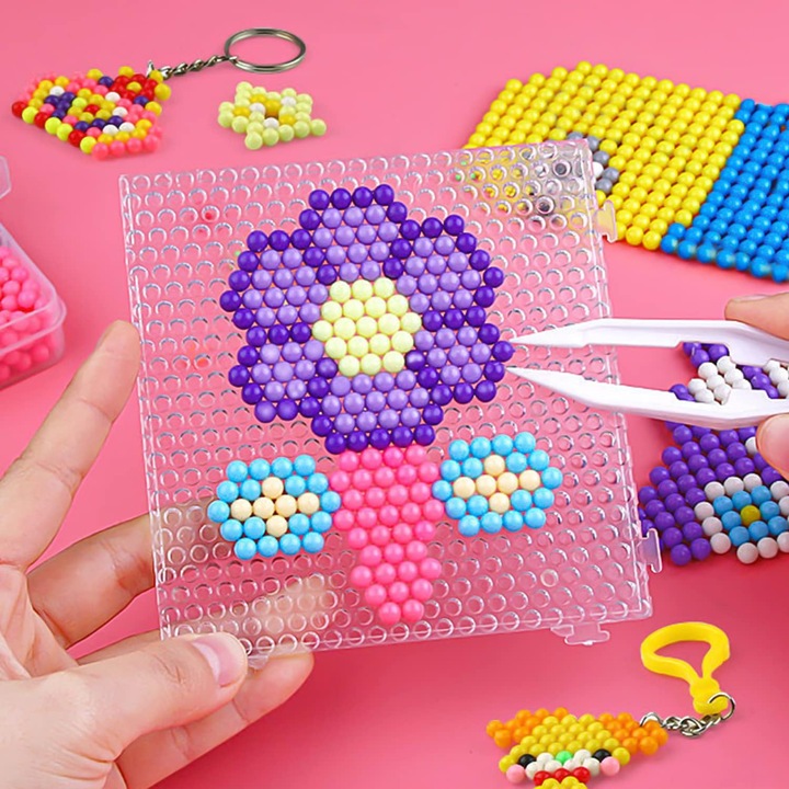 Koraliki Wodne Duży Zestaw do Tworzenia Bransoletek Biżuterii z Akcesoriami