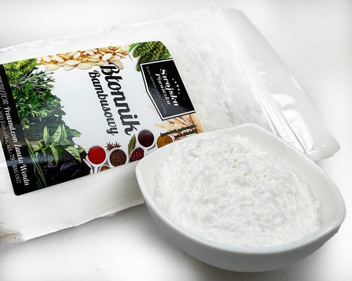 BŁONNIK BAMBUSOWY MĄKA BAMBUSOWA 1KG SWOJSKA PIWNICZKA