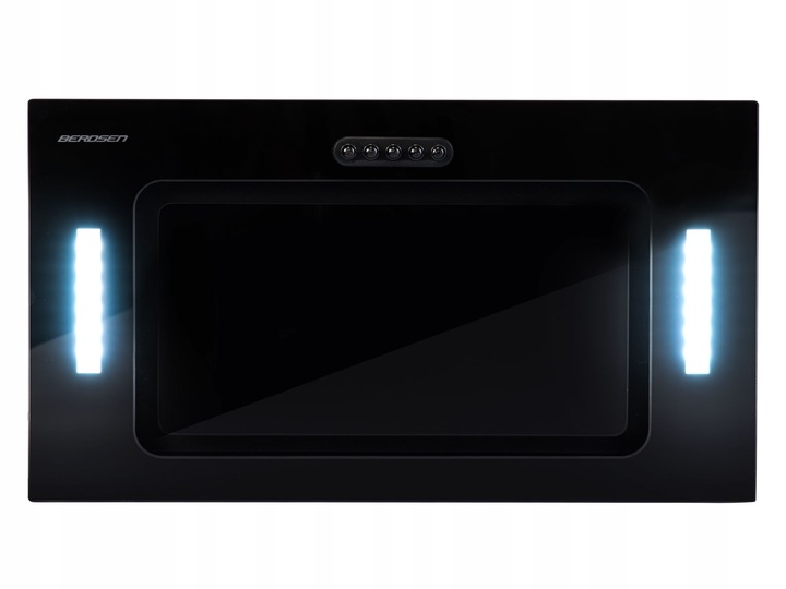 OKAP PODSZAFKOWY KUCHENNY LED CZARNY 52cm BERDSEN