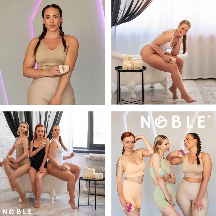 Szczotka antycellulitowa ostra do masażu na sucho ciała agawa tampico