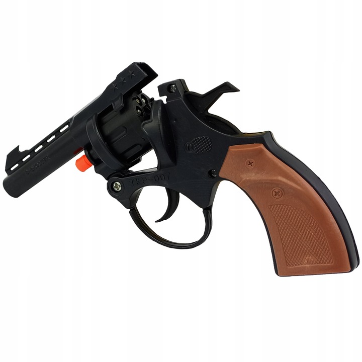 REWOLWER COWBOY PISTOLET NA KAPISZONY HUKOWY + NABOJE SPŁONKA 1152 STRZAŁY