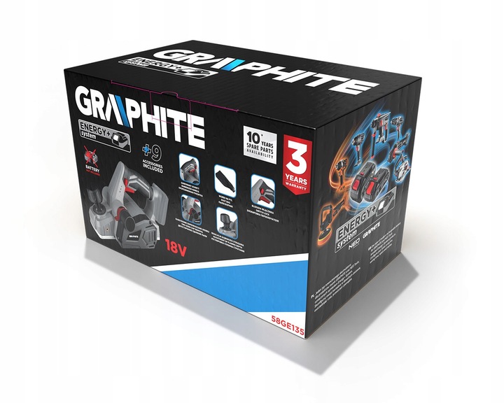 GRAPHIET STRUG AKUMULATOROWY 18V 82mm 58GE135