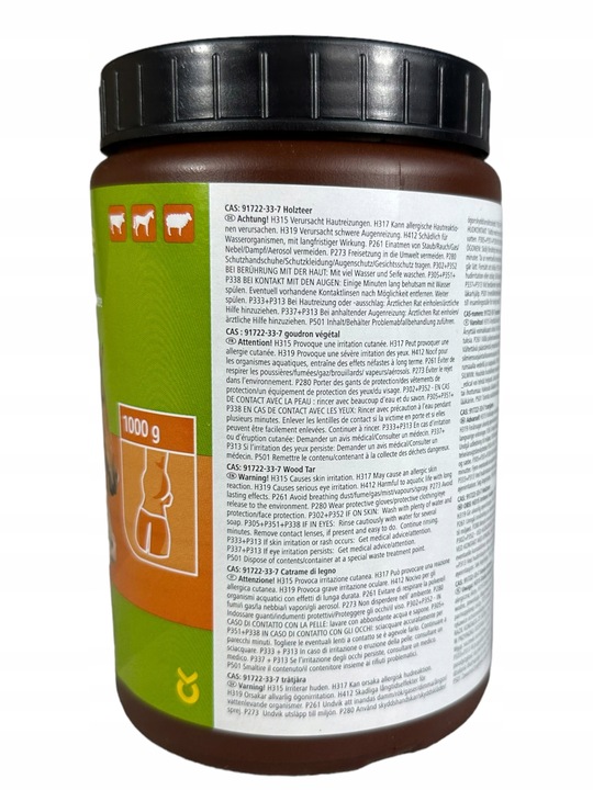 Dziegieć smoła bukowa do kopyt 1kg KERBL dla bydła