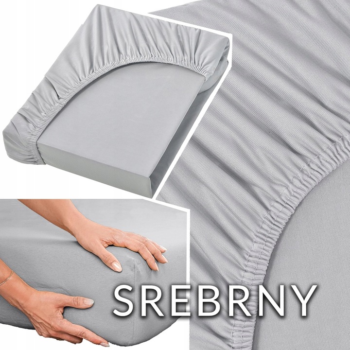 Prześcieradło 100% Bawełna CZESANA 200x200 + 30cm z GUMKĄ na wysoki