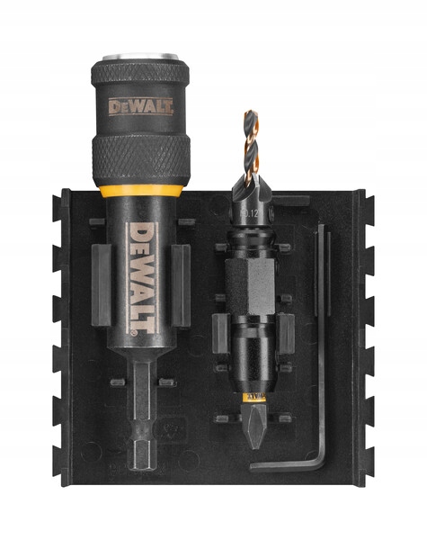 DeWALT ZESTAW WIERTEŁ I BITÓW 22cz. "OBRÓĆ I PRACUJ" W KASECIE DT70779T