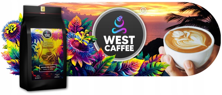 Kawa Ziarnista Zestaw 6x250g West Caffee MIX Świeżo Palona 100%