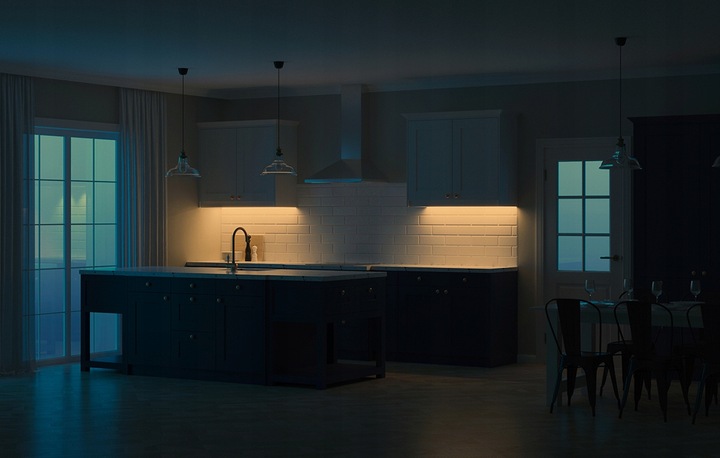 Lampka Do Szafy Z Czujnikiem Listwa Yeelight 40cm Czarna 2700k Magnes