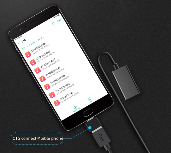 NAJMNIEJSZY MINI MAŁY DYKTAFON URUCHAMIANY NA GŁOS / DŹWIĘK