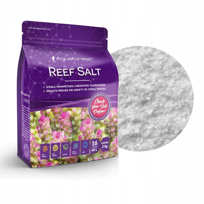 Aquaforest Reef Salt 2kg - sól morska - rafowa