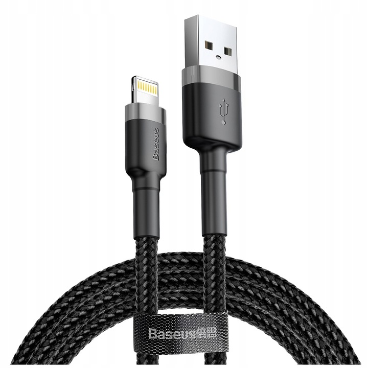 BASEUS Szybki Kabel USB do IPHONE 14 13 12 PRO X XR 8 7 IPAD LIGHTNING 2m