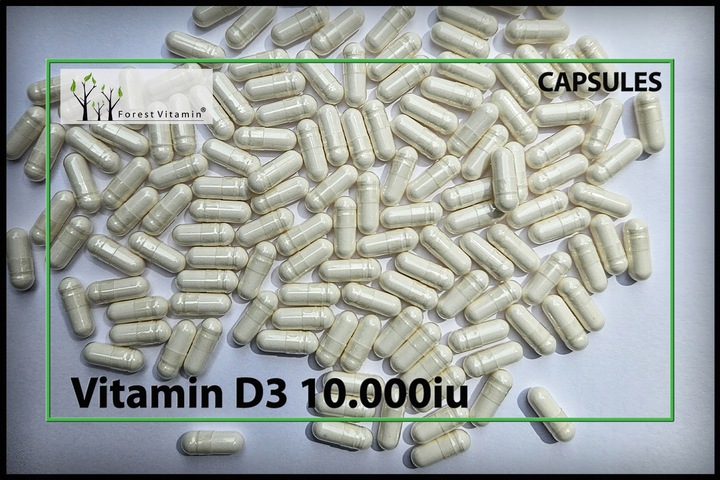 FOREST WITAMINA D3 10000iu 100 kaps MOCNA ZDROWIE