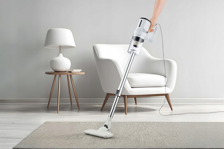 ODKURZACZ PIONOWY BEZWORKOWY PRZEWODOWY RĘCZNY MOCNY 2w1 600W HEPA H13