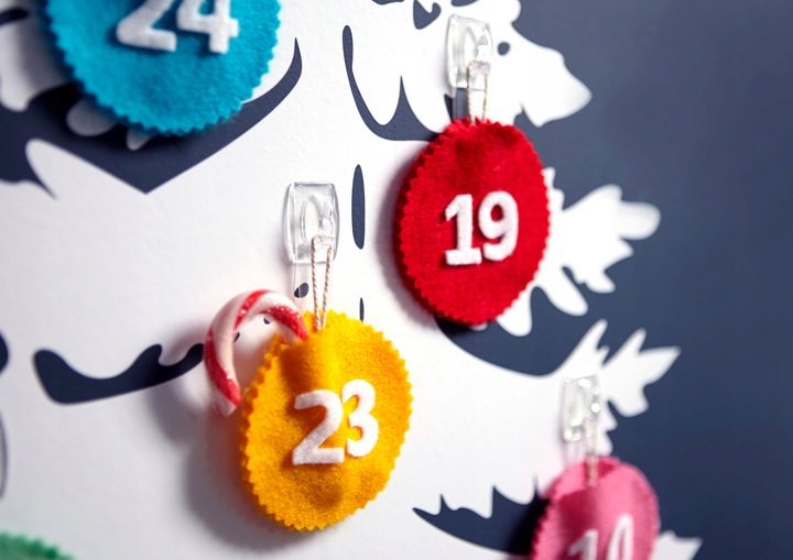 Command przezroczyste haczyki do wieszania ozdób 40 szt + 48 mini