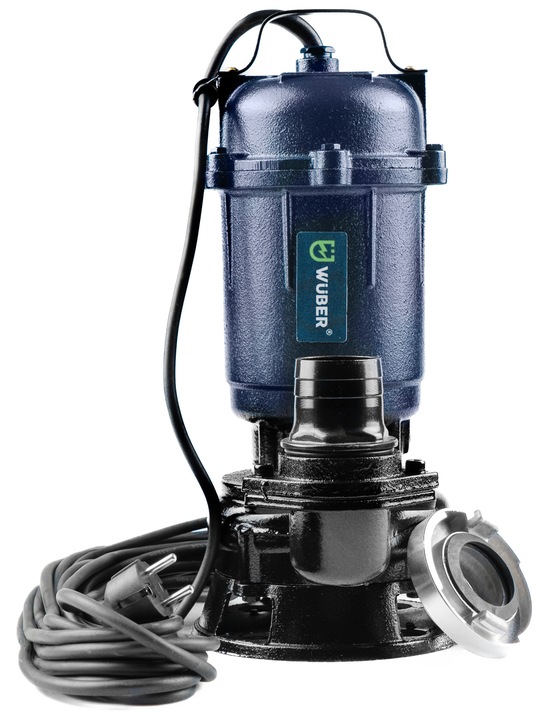 POMPA Z ROZDRABNIACZEM DO WODY BRUDNEJ CZYSTEJ SZAMBA MOCNA FAST FIX