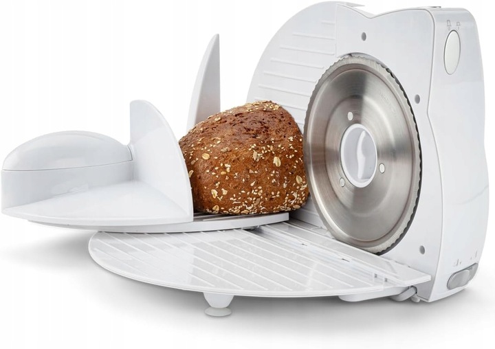 Mała KRAJALNICA do Chleba Wędlin Sera Składana ELEKTRYCZNA BIAŁA MOCNA