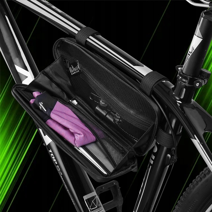 VIBIKE TORBA SAKWA SASZETKA ROWEROWA MONTOWANA POD RAMĘ NA ROWER POJEMNA