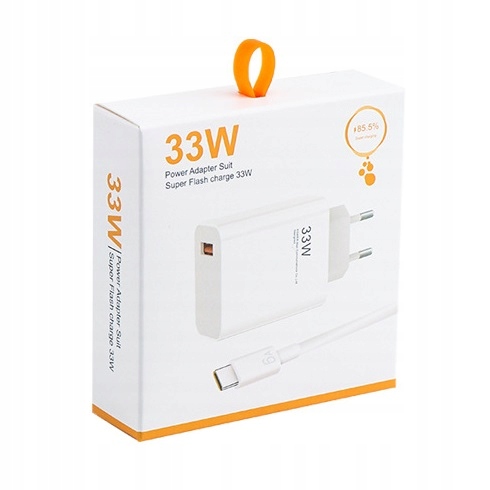 SZYBKA ŁADOWARKA DO XIAOMI REDMI NOTE 33W 3A + 1M KABEL USB TYP C 6A