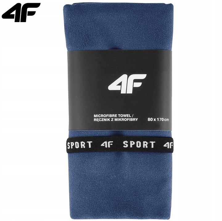 Ręcznik szybkoschnący 4F U039 170x80cm z mikrofibry na plaże basen chłonny