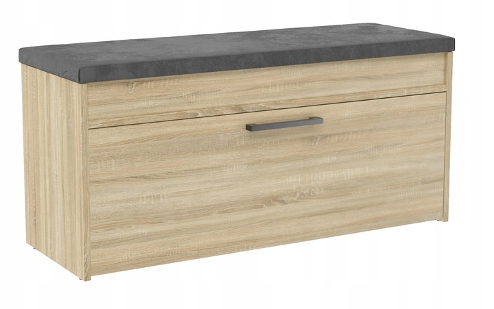 SZAFKA NA BUTY PARMA DĄB SONOMA Z SIEDZISKIEM I SCHOWKIEM