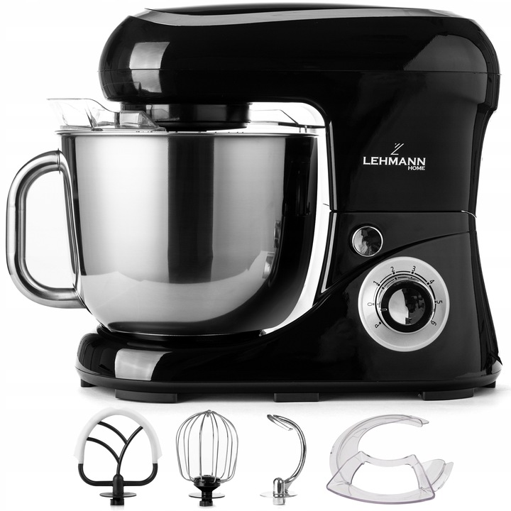 ROBOT PLANETARNY KUCHENNY MIKSER 3 MIESZADŁA HAK MISA OBROTOWA UCHWYT