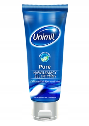 Zestaw SKYN Żel nawilżający Unimil Pure 200ml + Żel smak Truskawka 200 ml